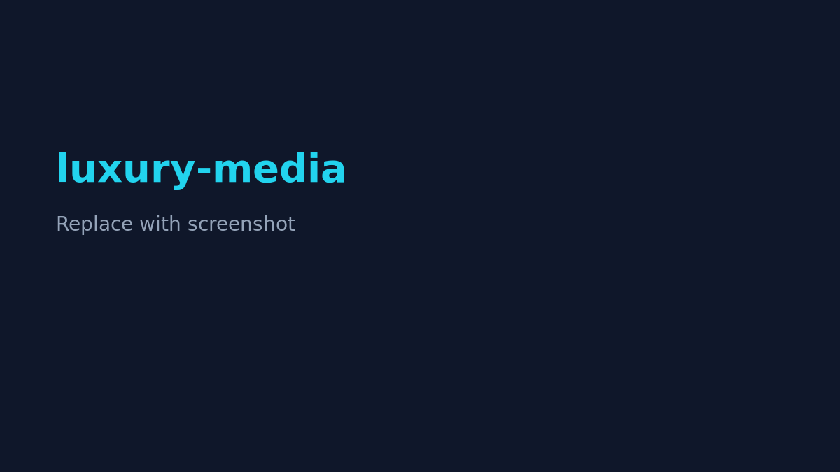 Luxury Product Marketing Assets screenshot